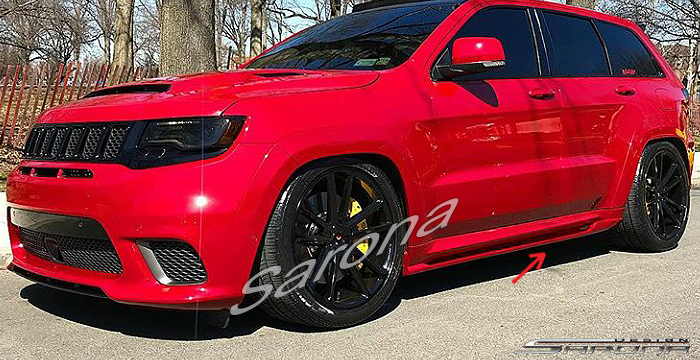Custom Jeep Grand Cherokee  SUV/SAV/Crossover Side Skirts (2011 - 2021) - $650.00 (Part #JP-004-SS)